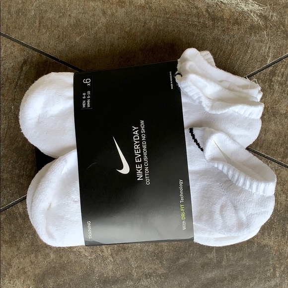 NIKE EVERYDAY COTTON CUSHIONED NO SHOW SOCKS - Picture 3 of 16